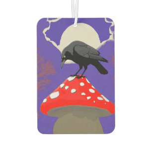 Gothic Mystical Raven Car Air Freshener