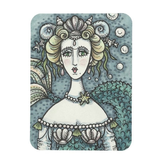 GOTHIC NEPTUNE'S PARAMOUR MERMAID MAGNET Siren (Vertical)