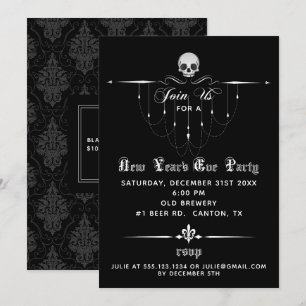 Gothic New Year's Eve Party Invitation
