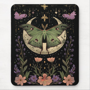 Gothic night sky illustration Mouse Mat
