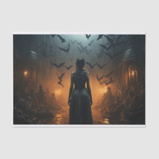 Gothic Nightmare Halloween Decoupage  Tissue Paper