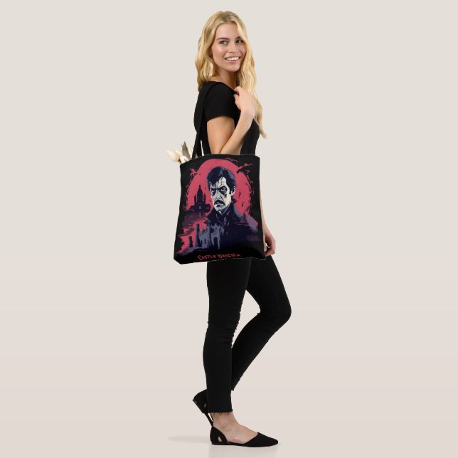 Gothic Nightmare Tote Bag (On Model)