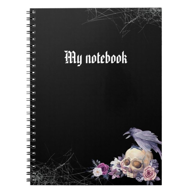 Gothic Notebook – Dark Aesthetic Journal  (Front)