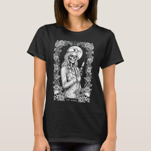 Gothic Nurse Skeleton Dark Medical Halloween T-Shirt