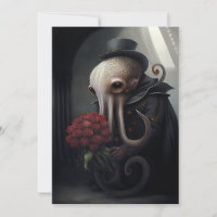 Gothic Octopus in Top Hat