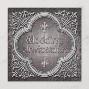 Gothic or Mediaeval Wedding Invitation