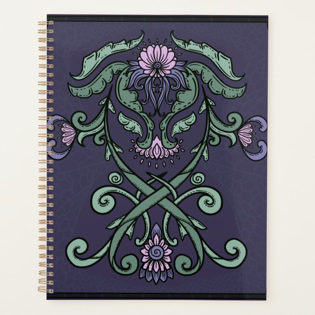 Gothic Ornamental Crest Planner (Front)
