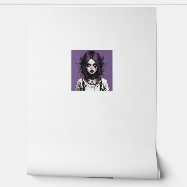 Gothic paper wallpaper (Unrolling)