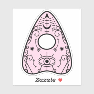 Gothic Pastel Pink Black Spirit Board Planchette