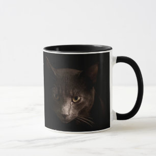 Gothic Pet Portrait Photo - Magnificent Dark Mug
