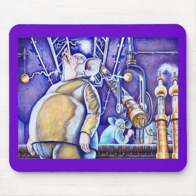 Gothic Pig Mousepad (Front)