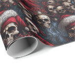 Gothic Pirate Santa Skulls Menacing Christmas Wrapping Paper<br><div class="desc">Gothic Pirate Santa Skulls Gift Wrapping Paper | Menacing Christmas Product Description (100 words): Imagine Blackbeard the pirate ghost donning a Santa costume from beyond the grave – that's the essence of our menacing Gothic Pirate Santa Skulls Gift Wrapping Paper. This distinctive Christmas gift wrap is perfect for those who...</div>
