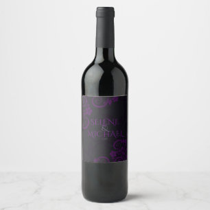 Gothic Plum, Ornate Wine Label