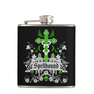 Gothic Post Punk Fashion Accessories Hip Flask