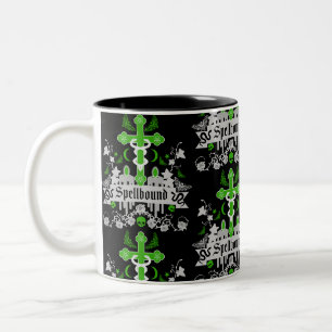 Gothic Post Punk Fashion Accessories Two-Tone Coffee Mug