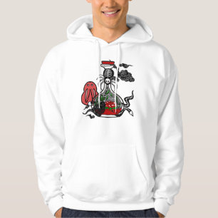 Gothic Potion with Skeleton Spider Hoodie