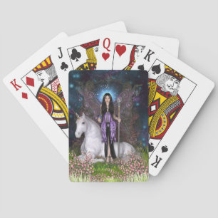Gothic Princess & Unicorn Playing Cards