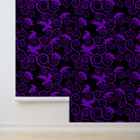 Gothic Purple Black Raven Victorian Gothic Home