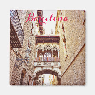 Gothic quarter in Barcelona, Spain Magnet