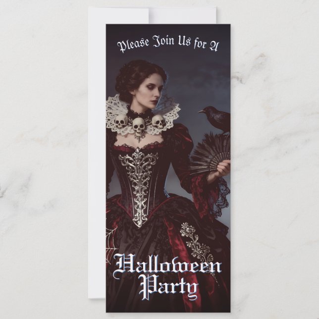 Gothic Queen in Moonlit Graveyard (Front)