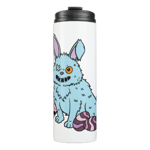 Gothic Rabbit Gothic Bunny Gothic Easter Emo Goth Thermal Tumbler