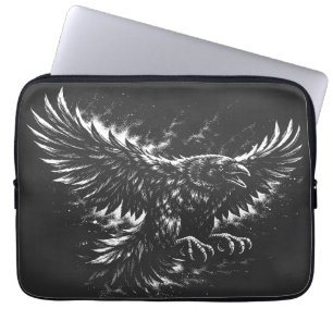 Gothic Raven – by BurnsInHell Laptop Sleeve