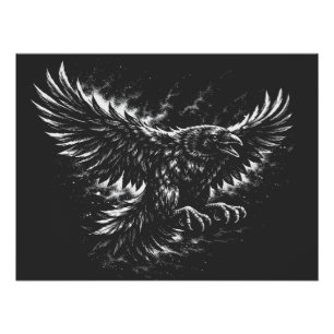 Gothic Raven – by BurnsInHell Poster