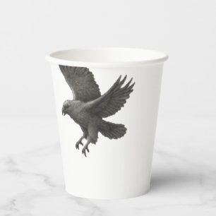 Gothic Raven Halloween – Spooky Party Paper Cups