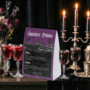 Gothic Raven Purple Darkly Ever After Drinks