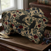 Gothic Raven Vintage Floral Wedding