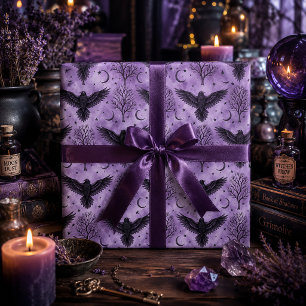 Gothic Raven Wrapping Paper
