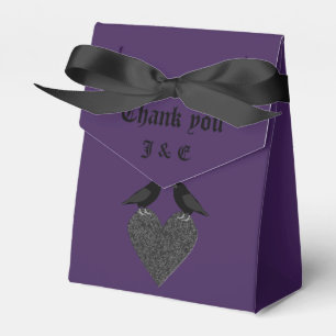 Gothic Ravens and Black Heart Custom Favour Box