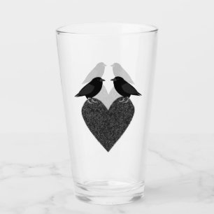 Gothic Ravens and Black Heart Glass