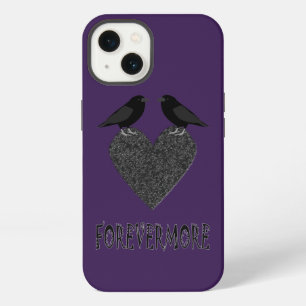 Gothic Ravens and Black Heart iPhone 13 Case