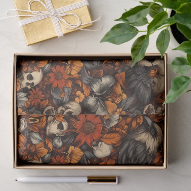 Gothic Ravens Autumn Tissue Paper (Gift)