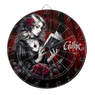 Gothic Read Dartboard