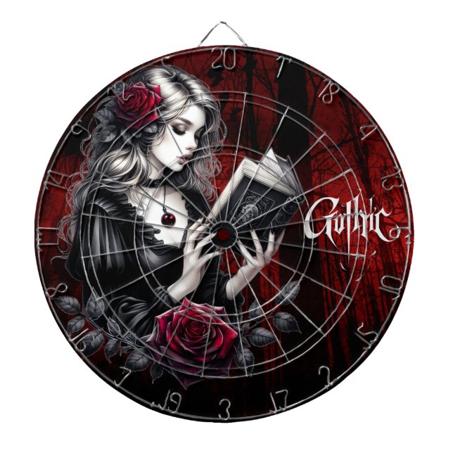 Gothic Read Dartboard (Front)