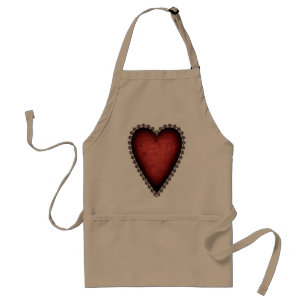 Gothic Red Heart Standard Apron