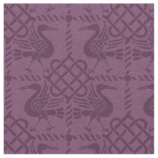 Gothic Revival Birds and Knots Fabric