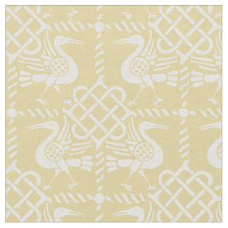 Gothic Revival Birds and Knots Fabric