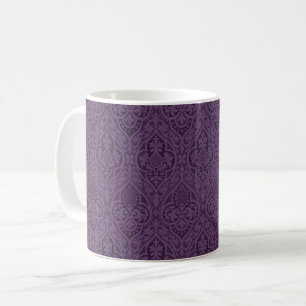Gothic Revival Ogee, Aubergine Coffee Mug