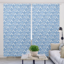 Gothic Revival Roses and Lilies Curtain