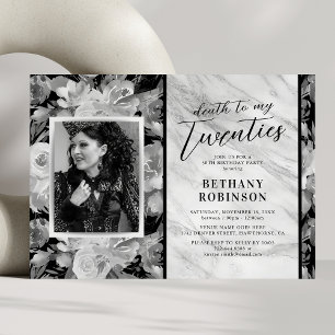 Gothic RIP Twenties 30th Birthday Party Invitation