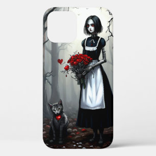 Gothic Robot Girl iPhone 12 Case