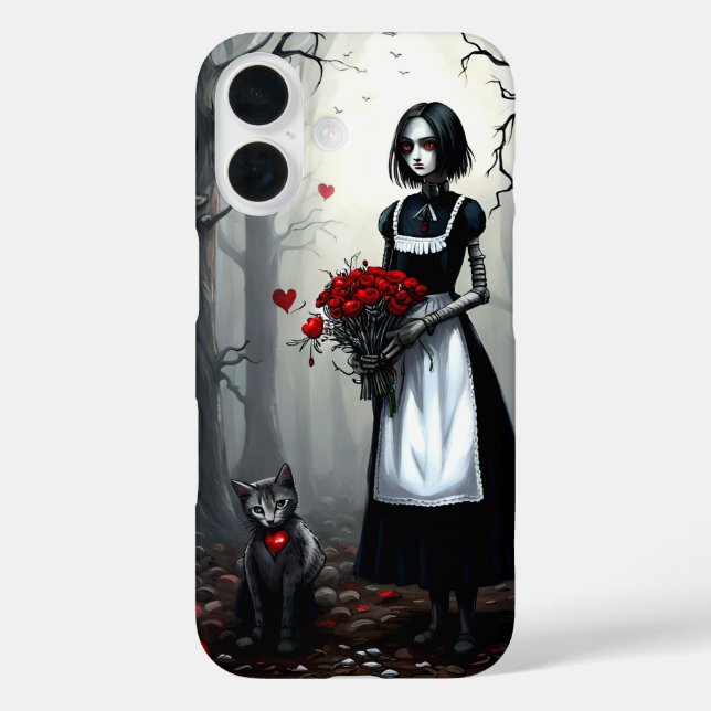 Gothic Robot Girl Case-Mate iPhone Case (Back)