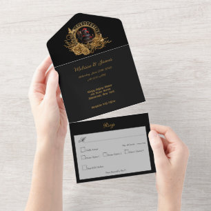 Gothic Romance   All In One Invitation