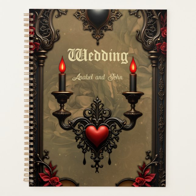 Gothic Romance: Hidden Passion.  Planner (Front)