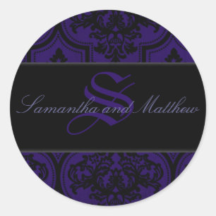 Gothic Romance Monogram Sticker B