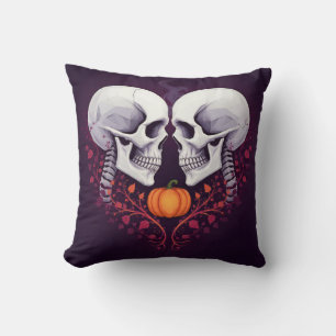 Gothic Romance Skull Art  Cushion