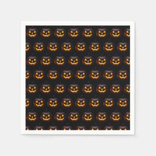 Gothic Romantic Skeleton Hand Halloween Wedding Napkin
